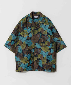 Leaf Jaguard Prime Over Open Color Short Sleeve Shirt