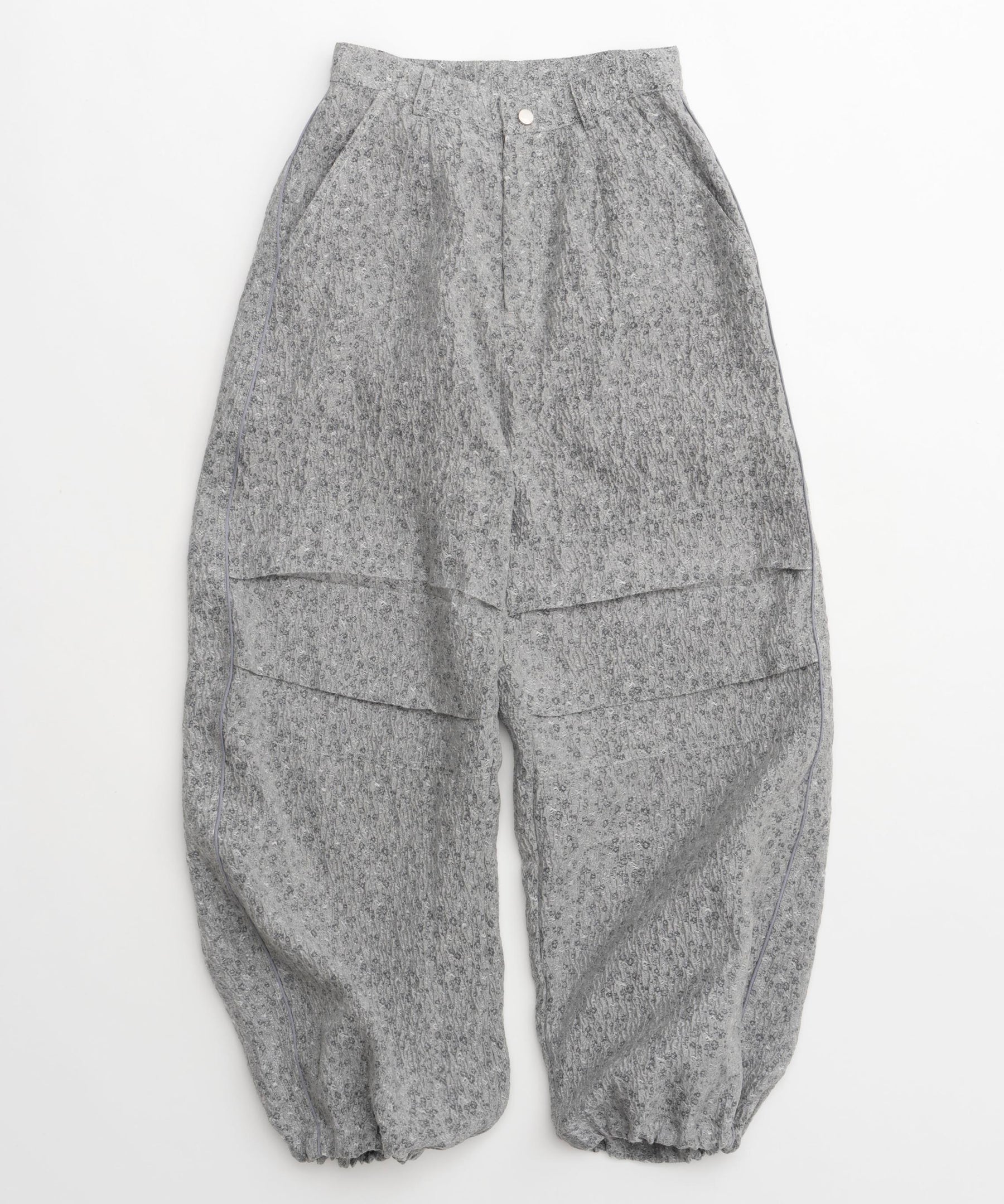 JACQUARD VOLUME SNOW PANTS