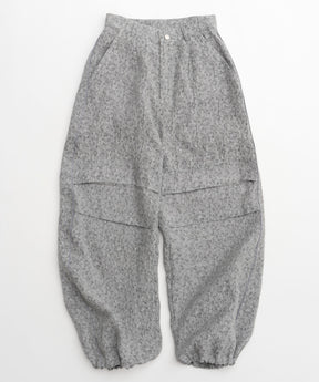 JACQUARD VOLUME SNOW PANTS