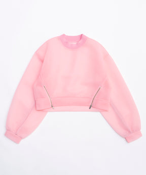 【24SPRING PRE-ORDER】See-through Side Zip Pullover