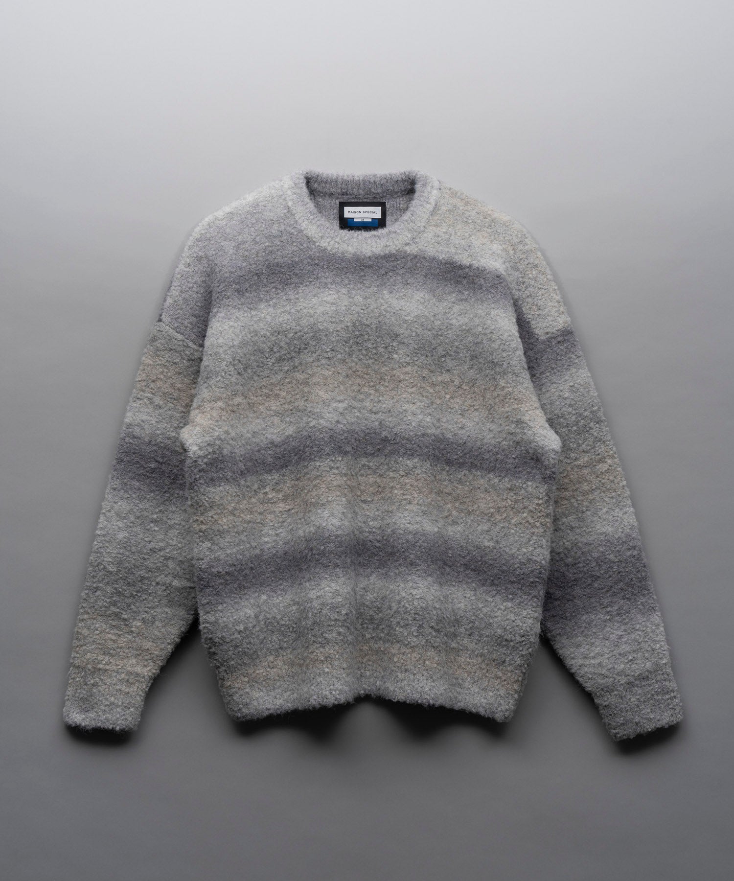 [24AW Pre-Order] 14g Milan Ribs Prime-Over Crew Neck Knit Pullover (copy)