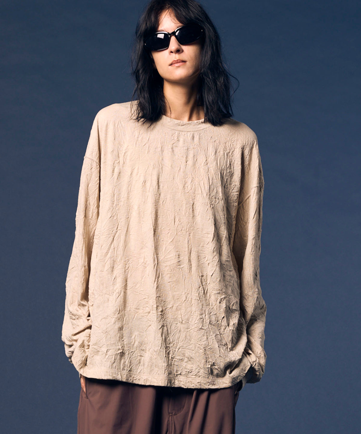 Catch Washer Processing Prime-Over Crew Neck Long Sleeve T-Shirt