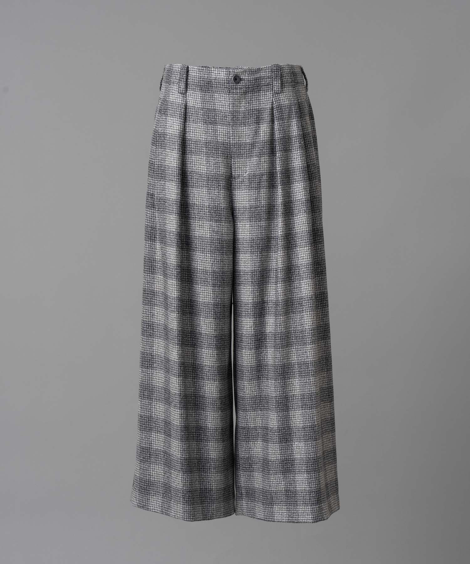 [Italian Dead Stock Fabric] Baggy Wide Pants