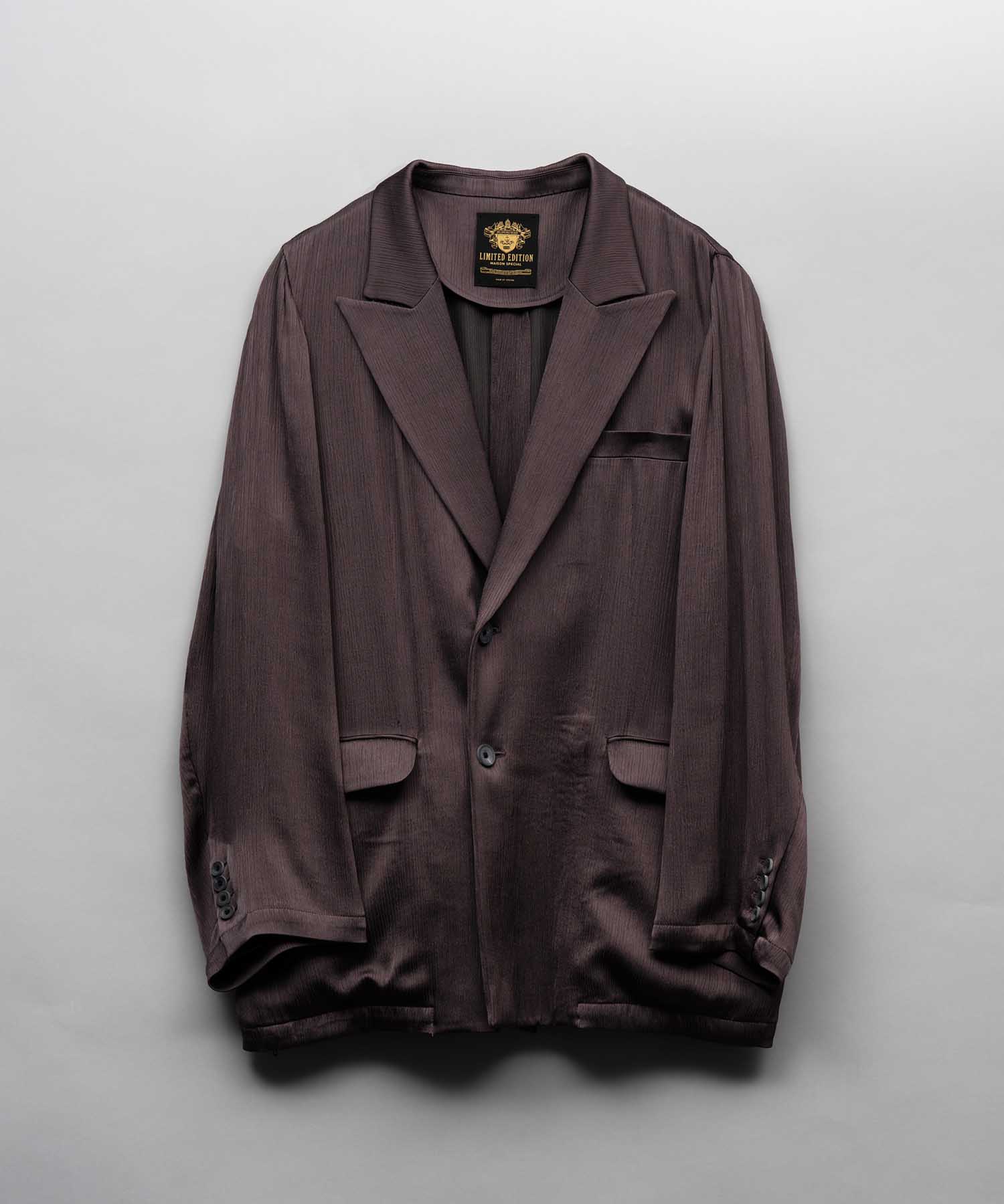 [Limited Edition] Dress-Over Peaked Lapel Semi-DOUBLE TAILORED JACKET