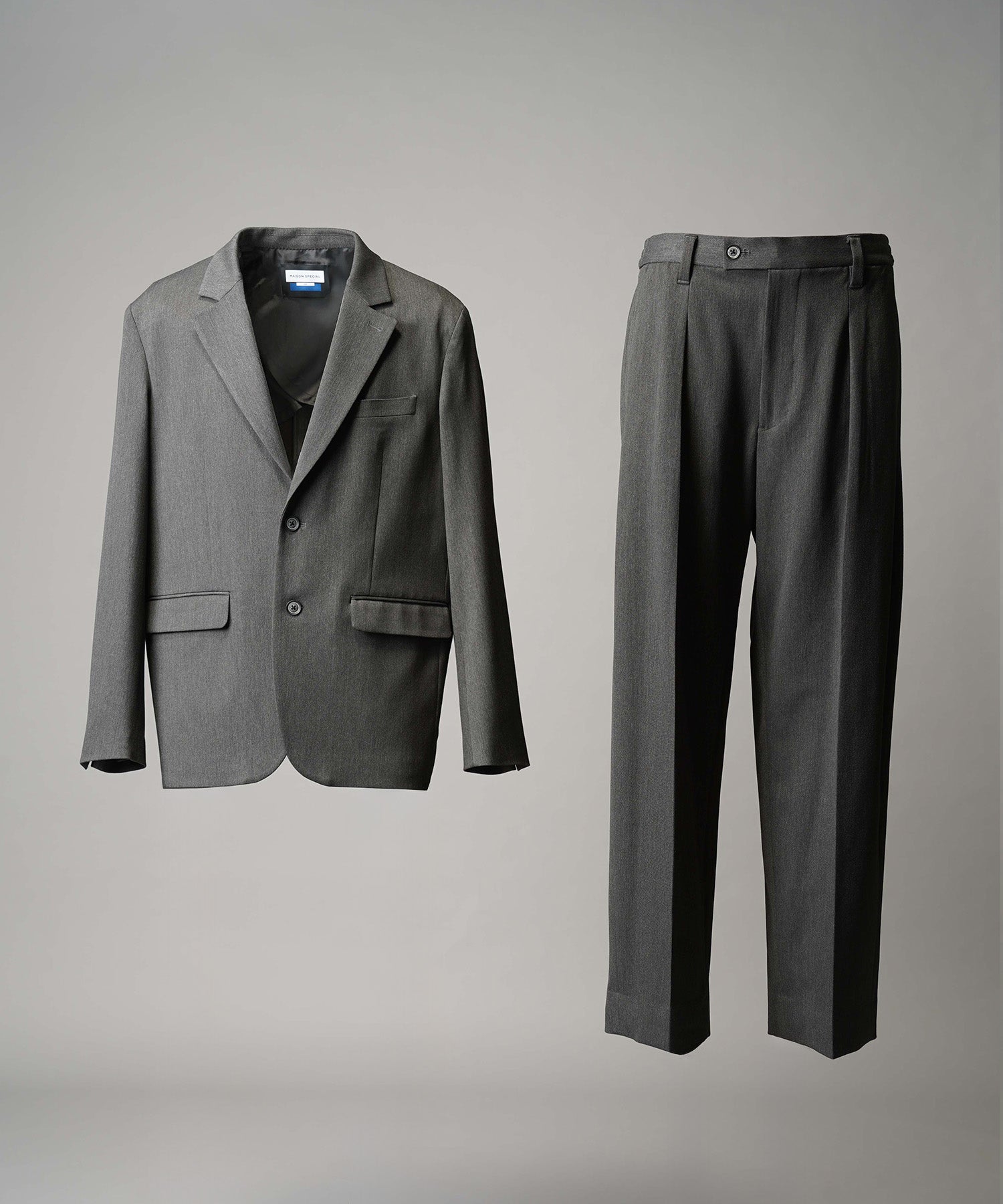 ThreeDimensionalセットアップMAISONSPECIAL Wool Like Regular-Over Set Up