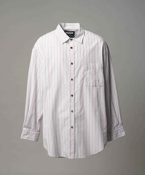 [意大利死库织物] Prime-Over常规衣领衬衫外套