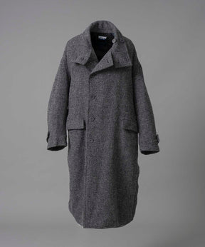 [9/27 (Fri) 12:00 Sales Start] [Italian Dead Stock Fabric] Prime-Over Stand Collar Coat