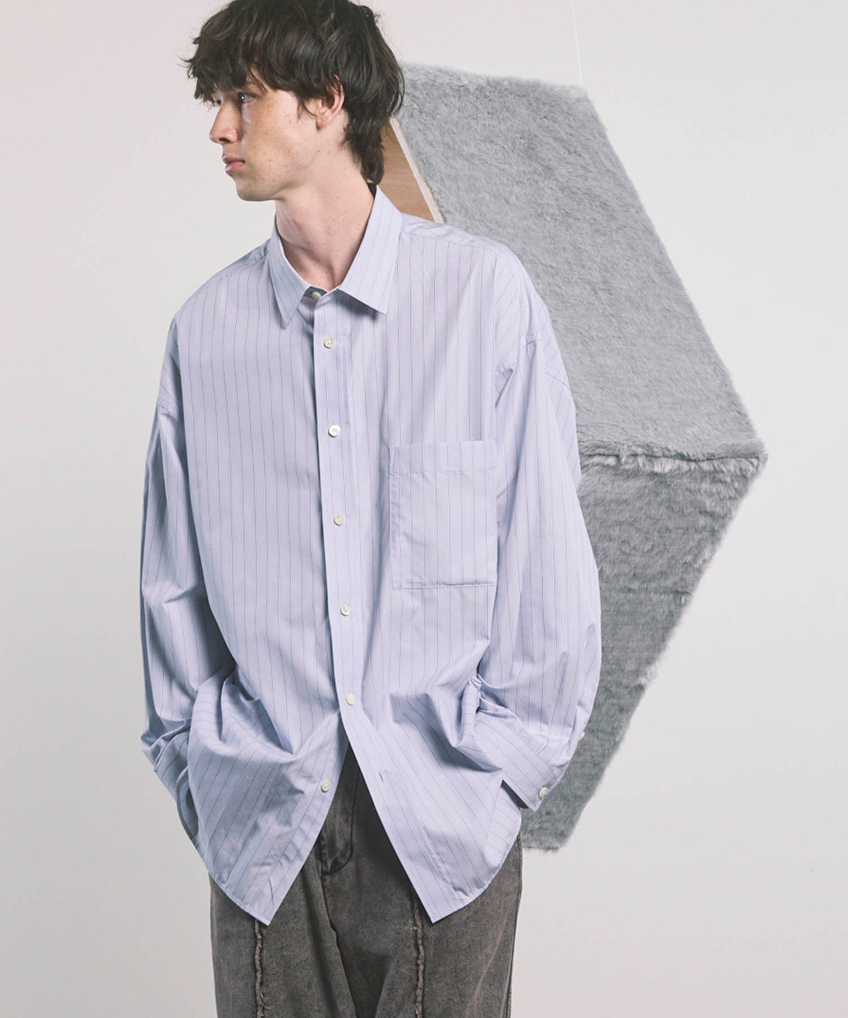 120/2 Suvin Cotton Typewriter  Prime-Over Shirt Coat