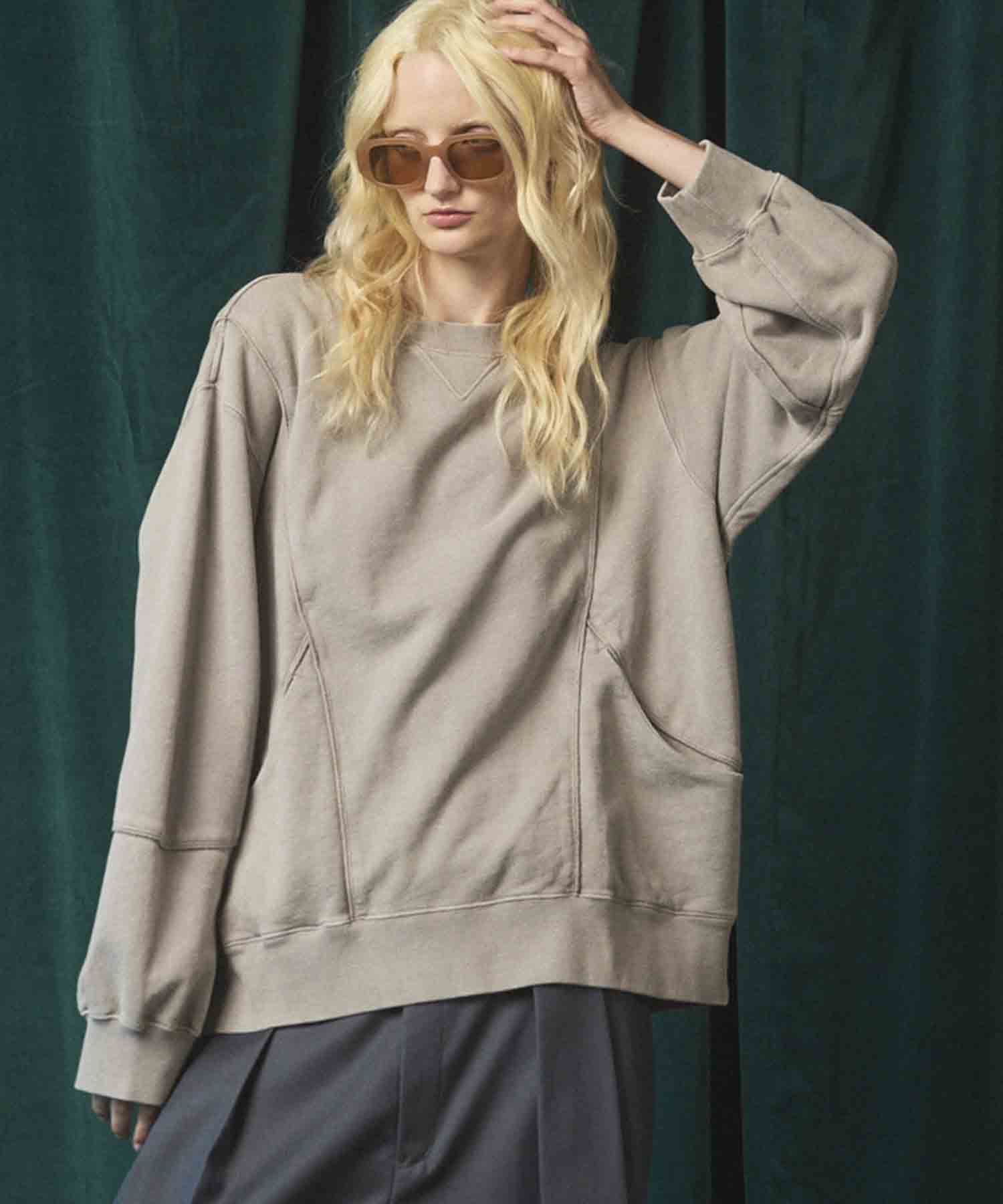 Prime-Over Crew Neck Long Sleeve Waffle T-Shirt