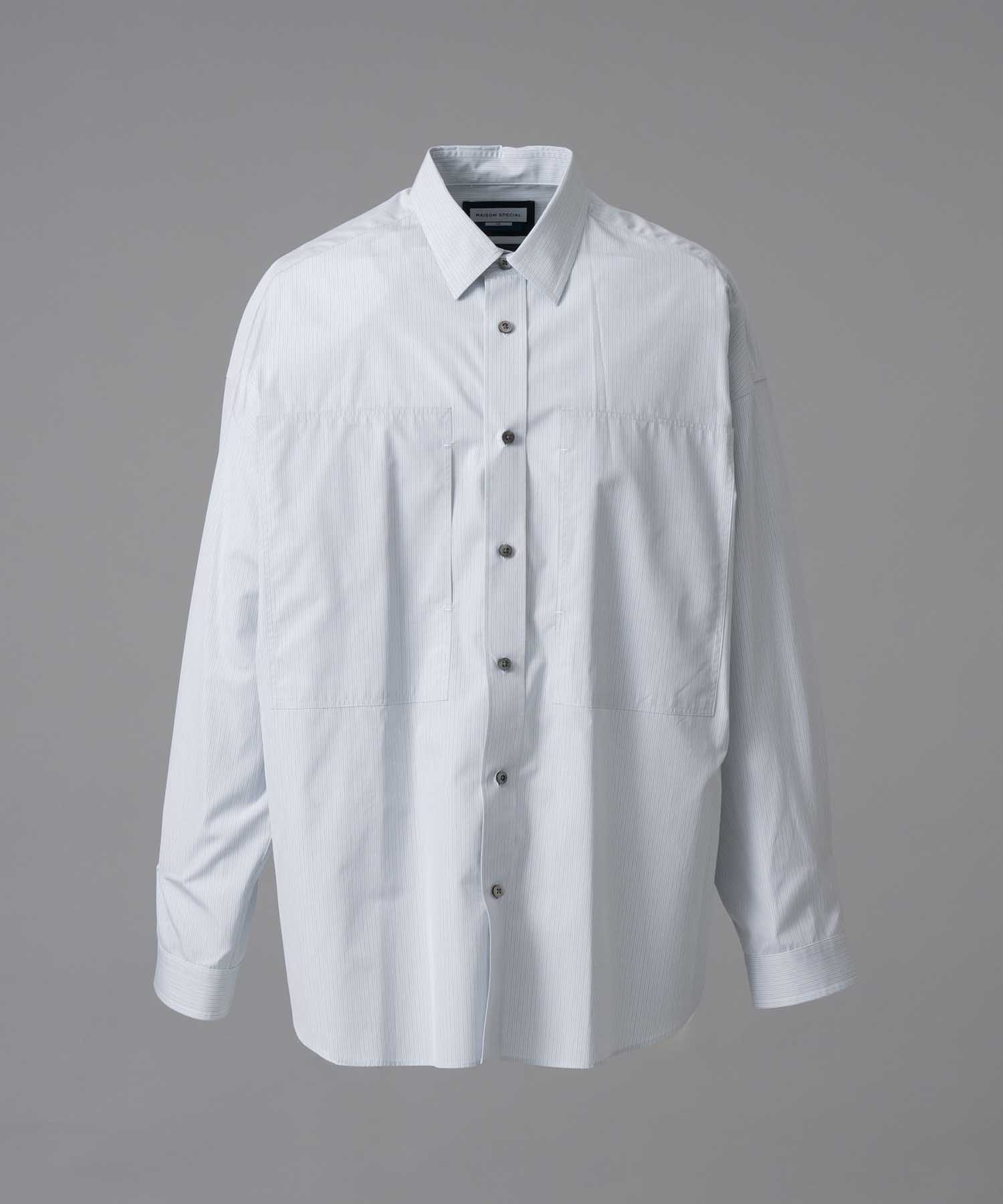 【Italian Dead Stock Fabric】Prime-Over Regular Collar Shirt