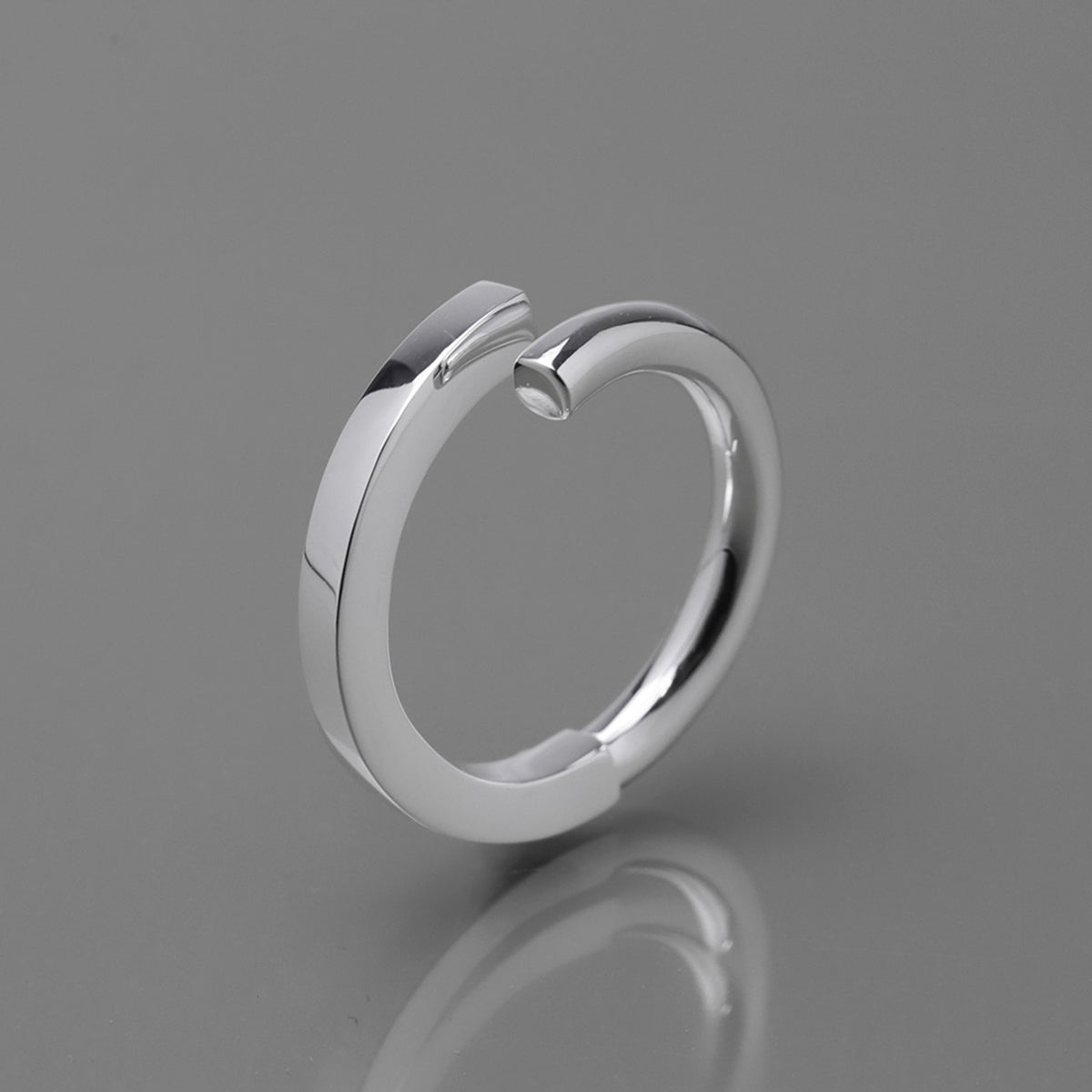 a*n様 Made In YAMANASHI JewelryOpen チェーンブ Made In YAMANASHI Jewelry】〇□ Open Ring