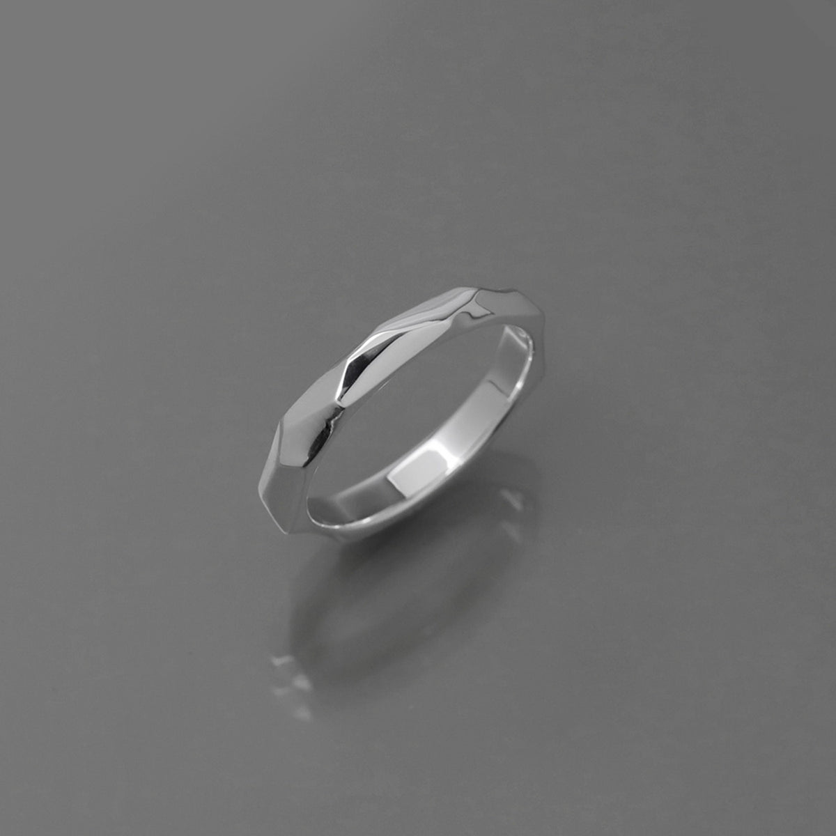 Made In YAMANASHI Jewelry】Uneven Slim Ring