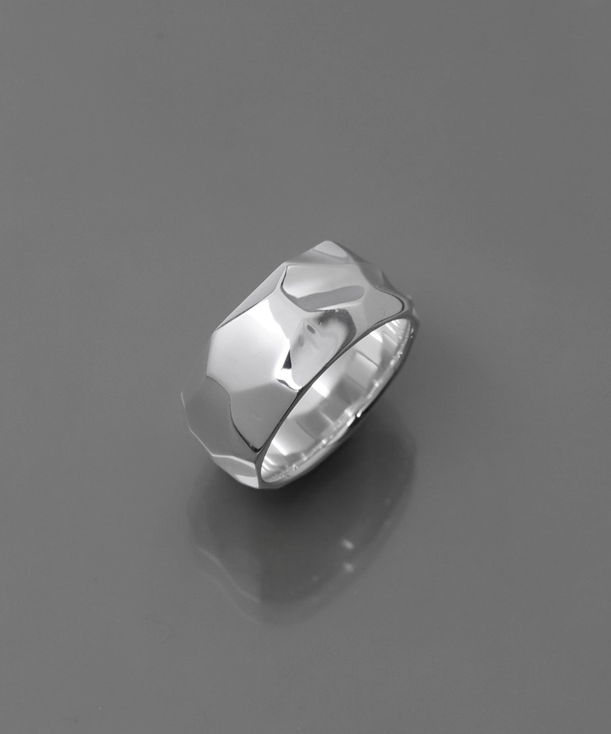 【25AW PRE-ORDER】【Made In YAMANASHI Jewelry】Uneven Wide Ring