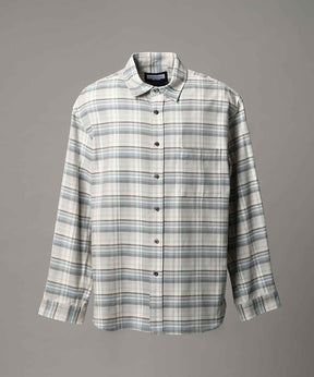 [意大利死库织物]原始的常规领绒布衬衫