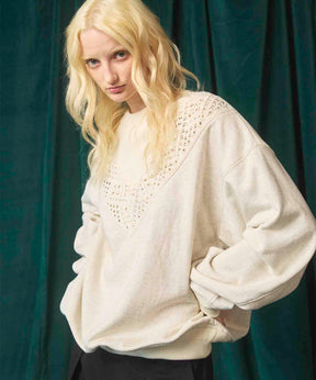 Gradation Short Length Prime-Over V-Neck Knit Pullover