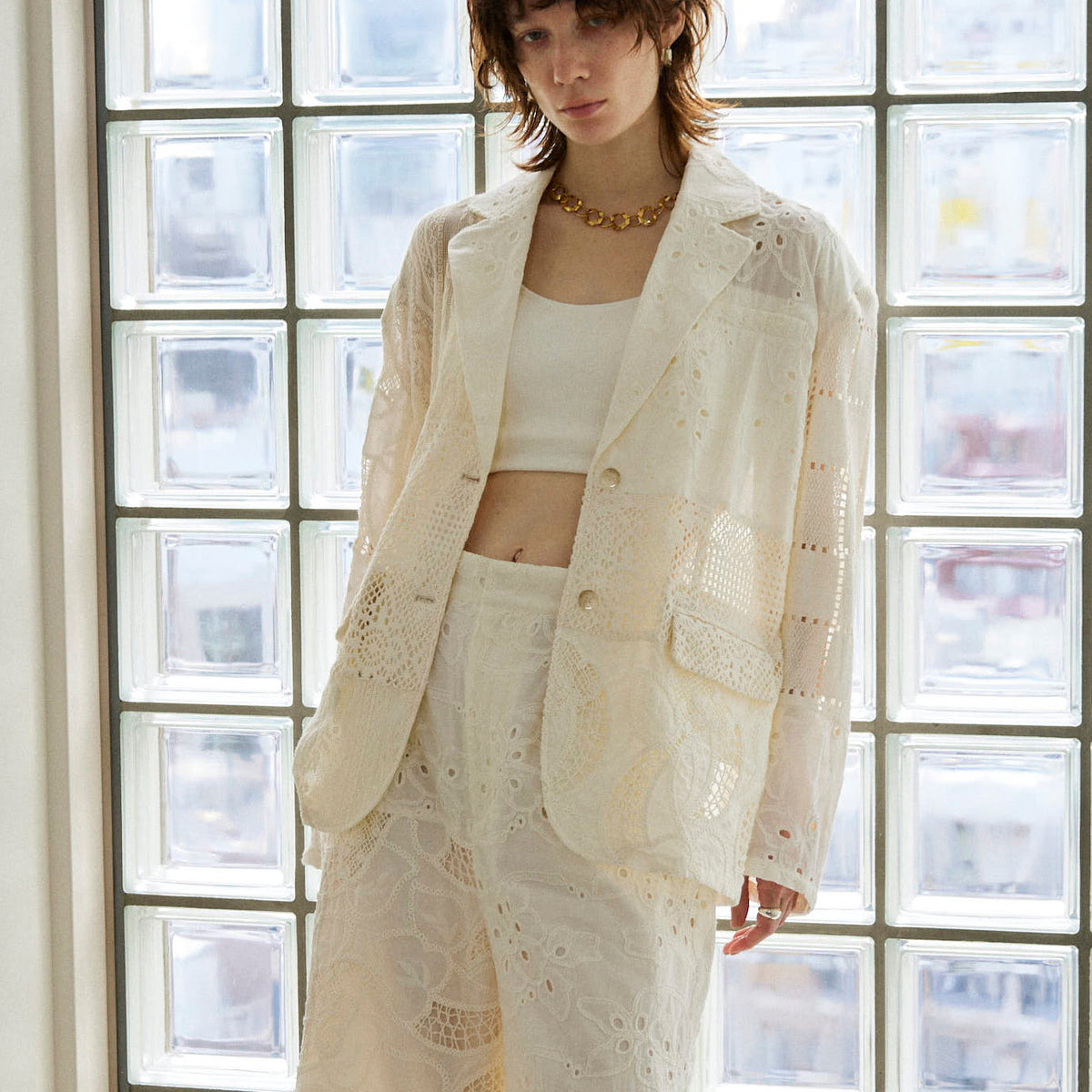 Dolce&Gabbanaレースチュール付きジャケット Dolce&Gabbanaレースチュール付きジャケット Dolce & Gabbana - Pink