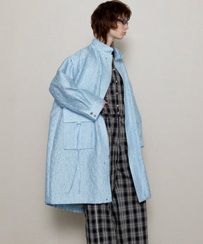 【25SPRING PRE-ORDER】2way Floating Jacquard Spring Mods Coat