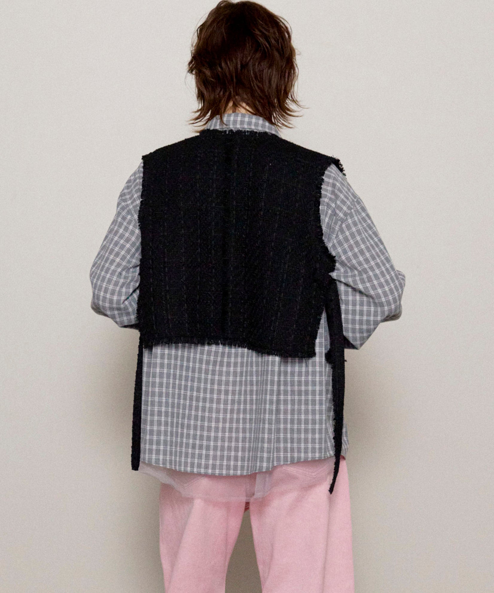 【25SPRING PRE-ORDER】Tweed Fringe Vest