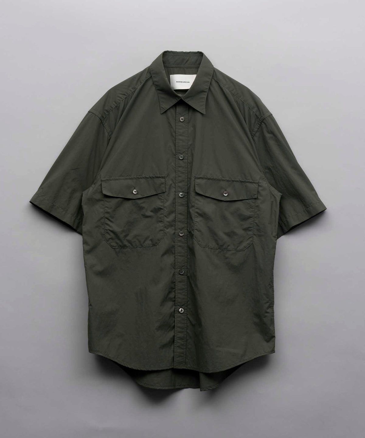 【24SS PRE-ORDER】Hyper Waterproof Taffeta Dress-Over Short Sleeve Fatigue Shirt