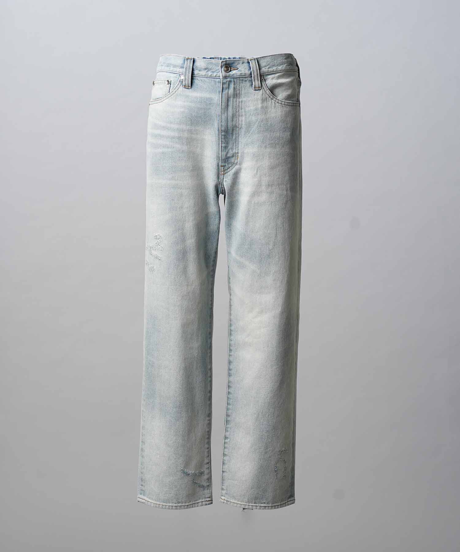 10.5oz Straight Denim Pants