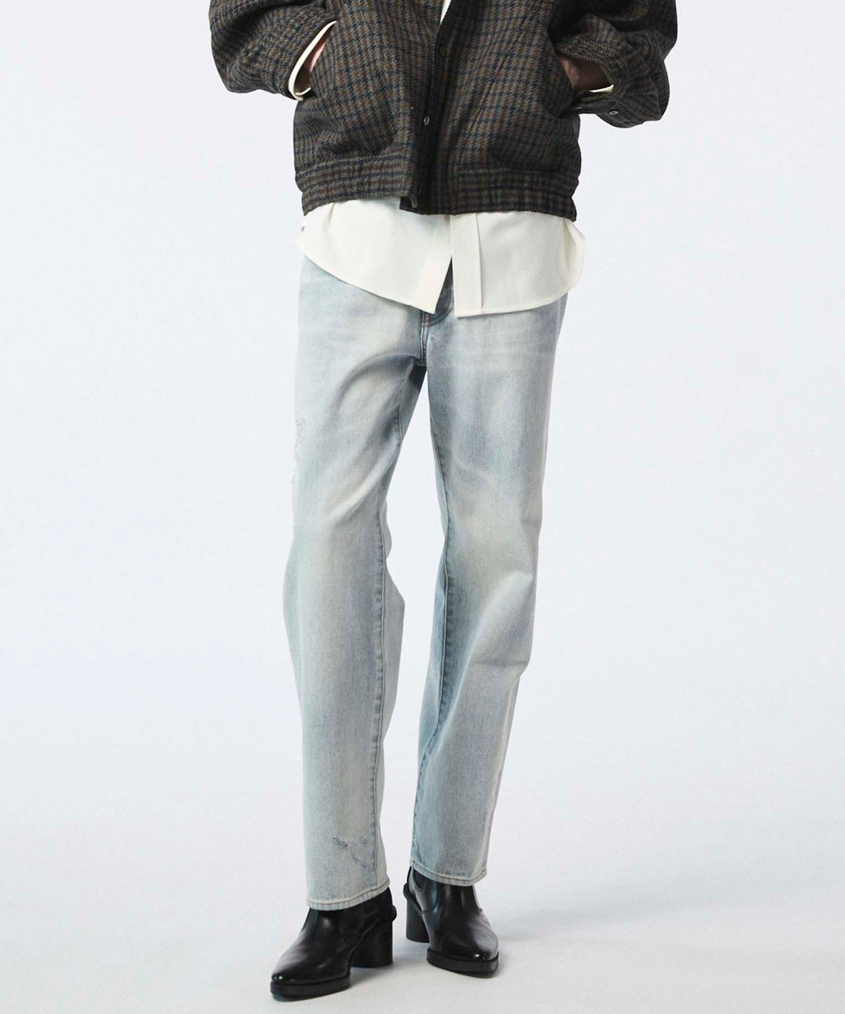 10.5oz Straight Denim Pants