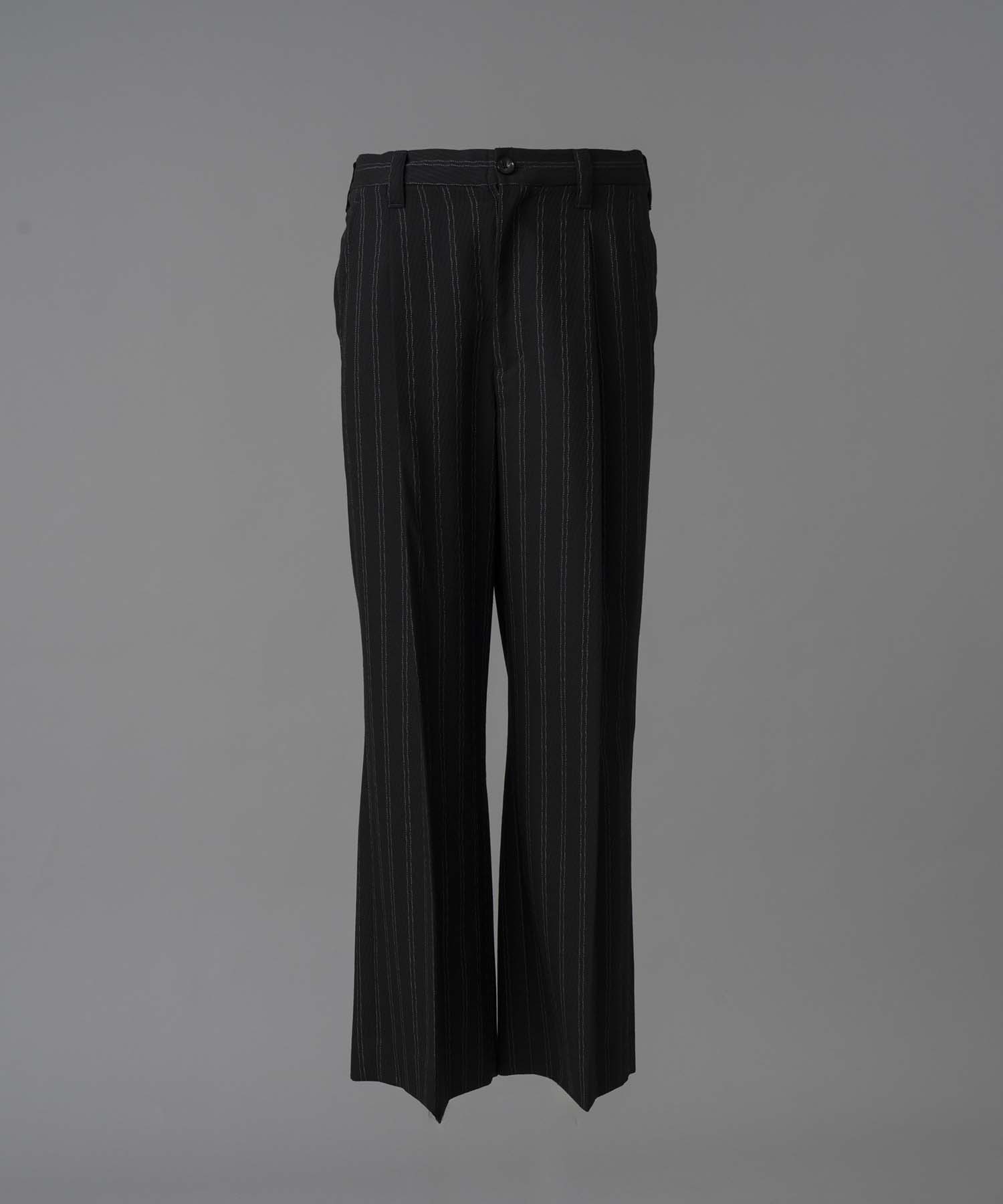 [Italian Dead Stock Fabric] ONE-TUCK WIDE PANTS (Copy)