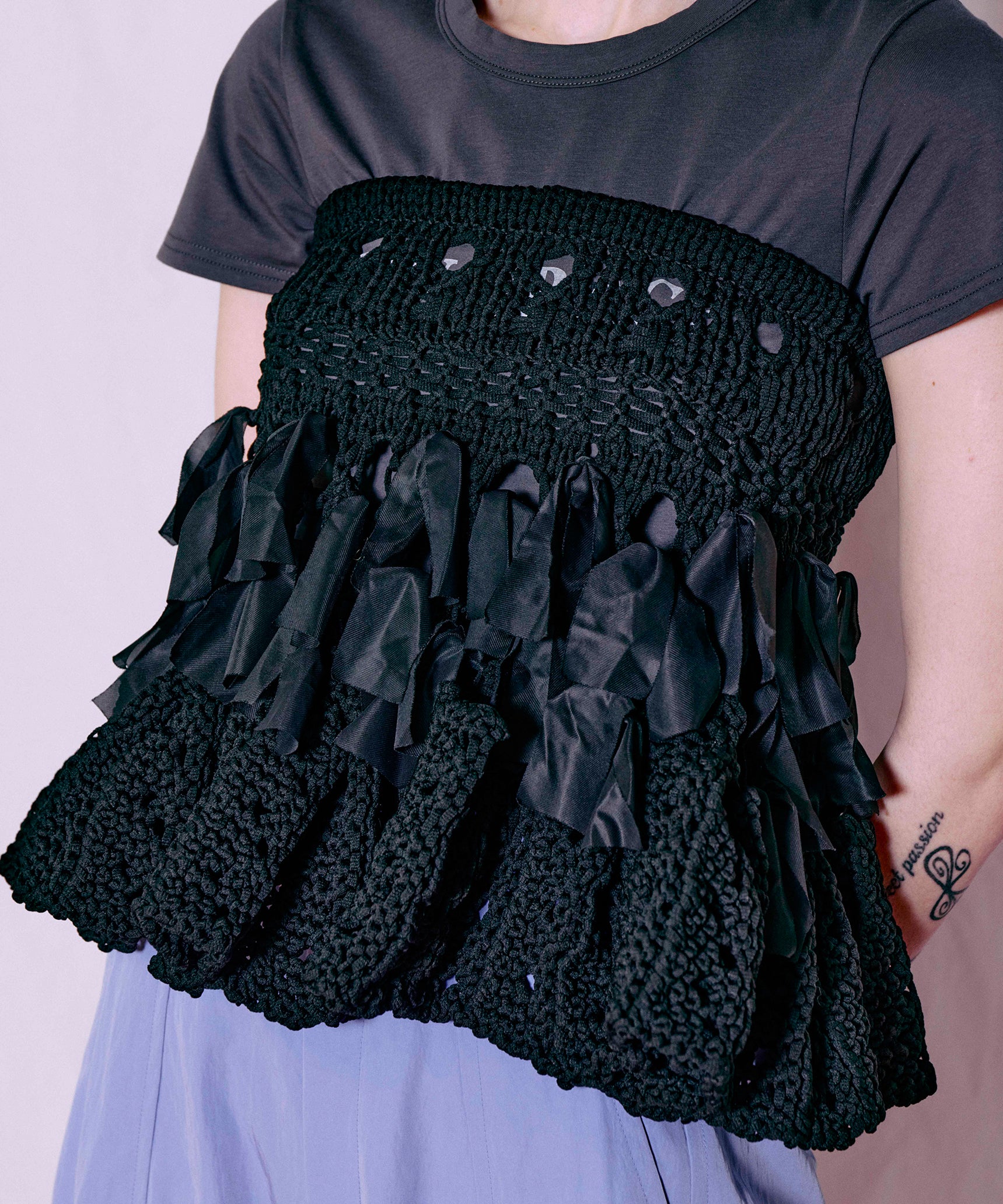 2WAY Knit Flare Bustier