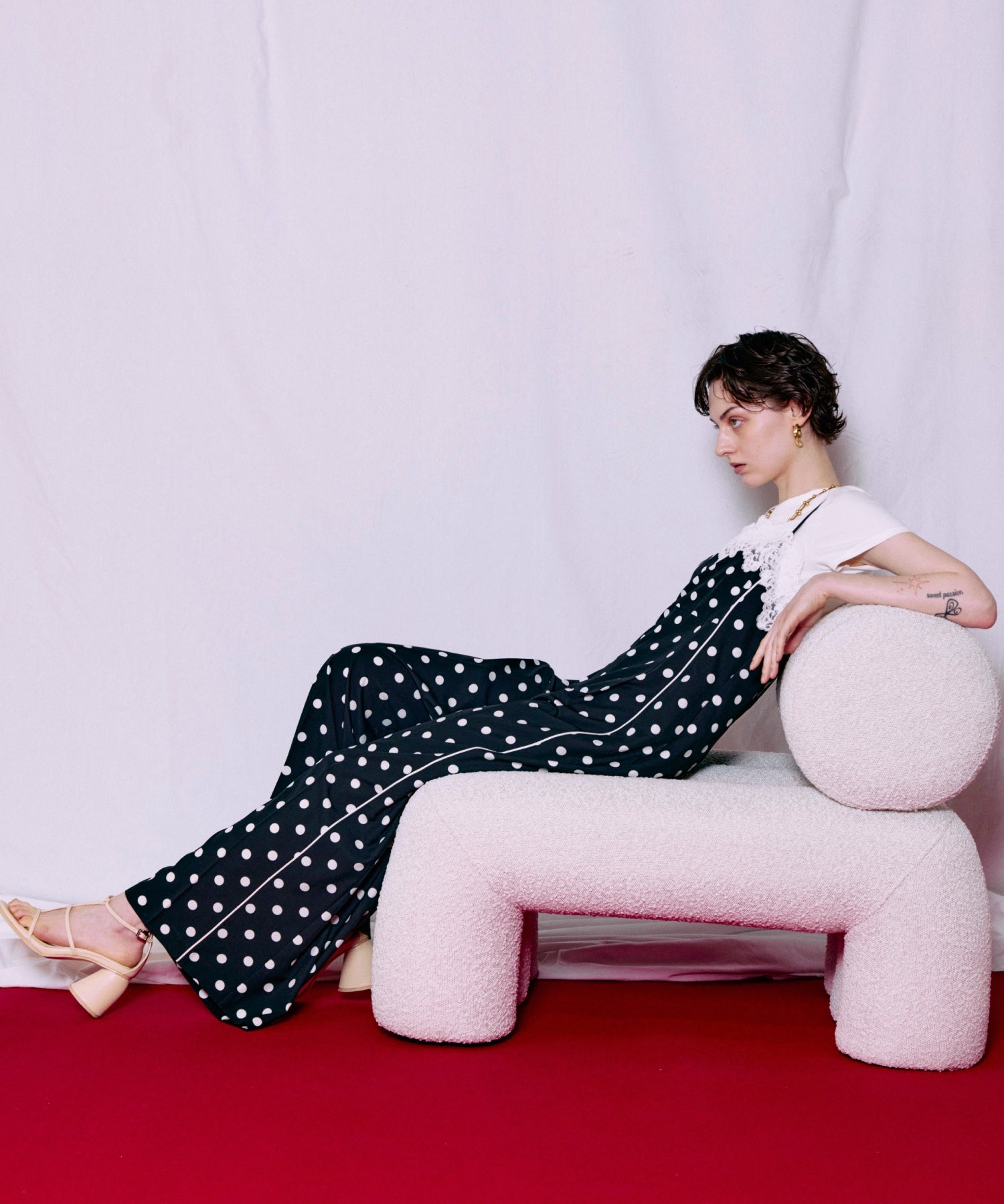 Lace Dot Jumpsuit