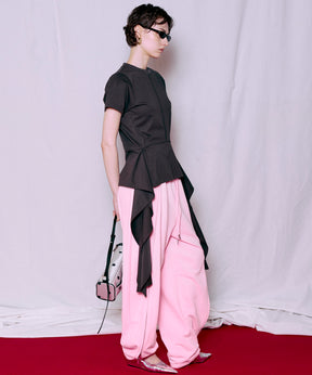 Front Zip Sweat Pants