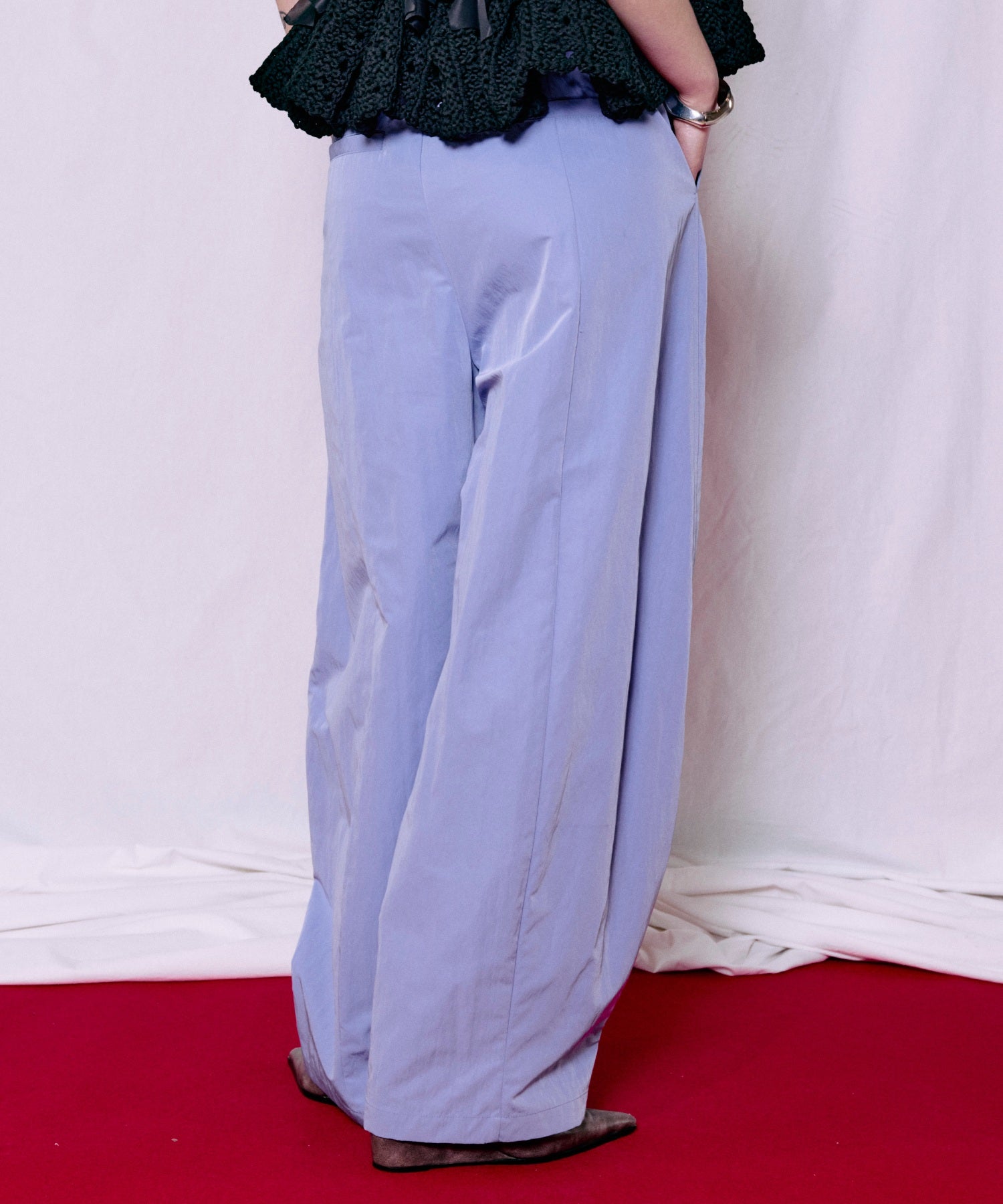 Tuck Cocoon Color Pants
