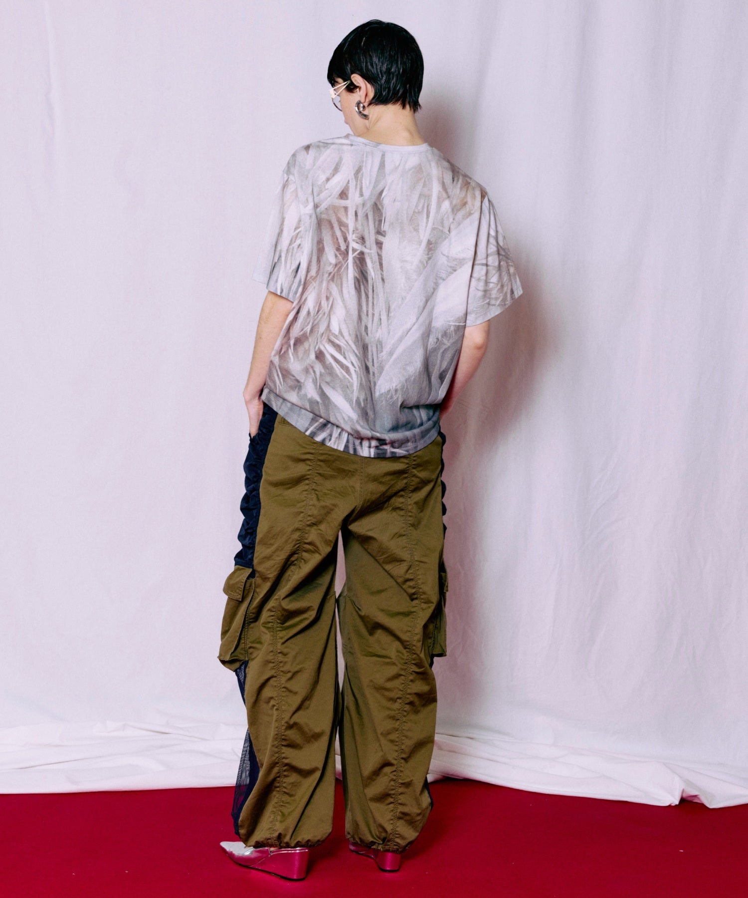 Bicolor Cargo Pants