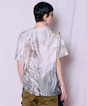 Fabric Photo Over T-Shirt