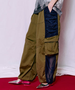 Bicolor Cargo Pants