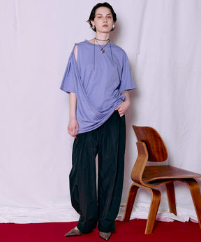Tuck Cocoon Color Pants