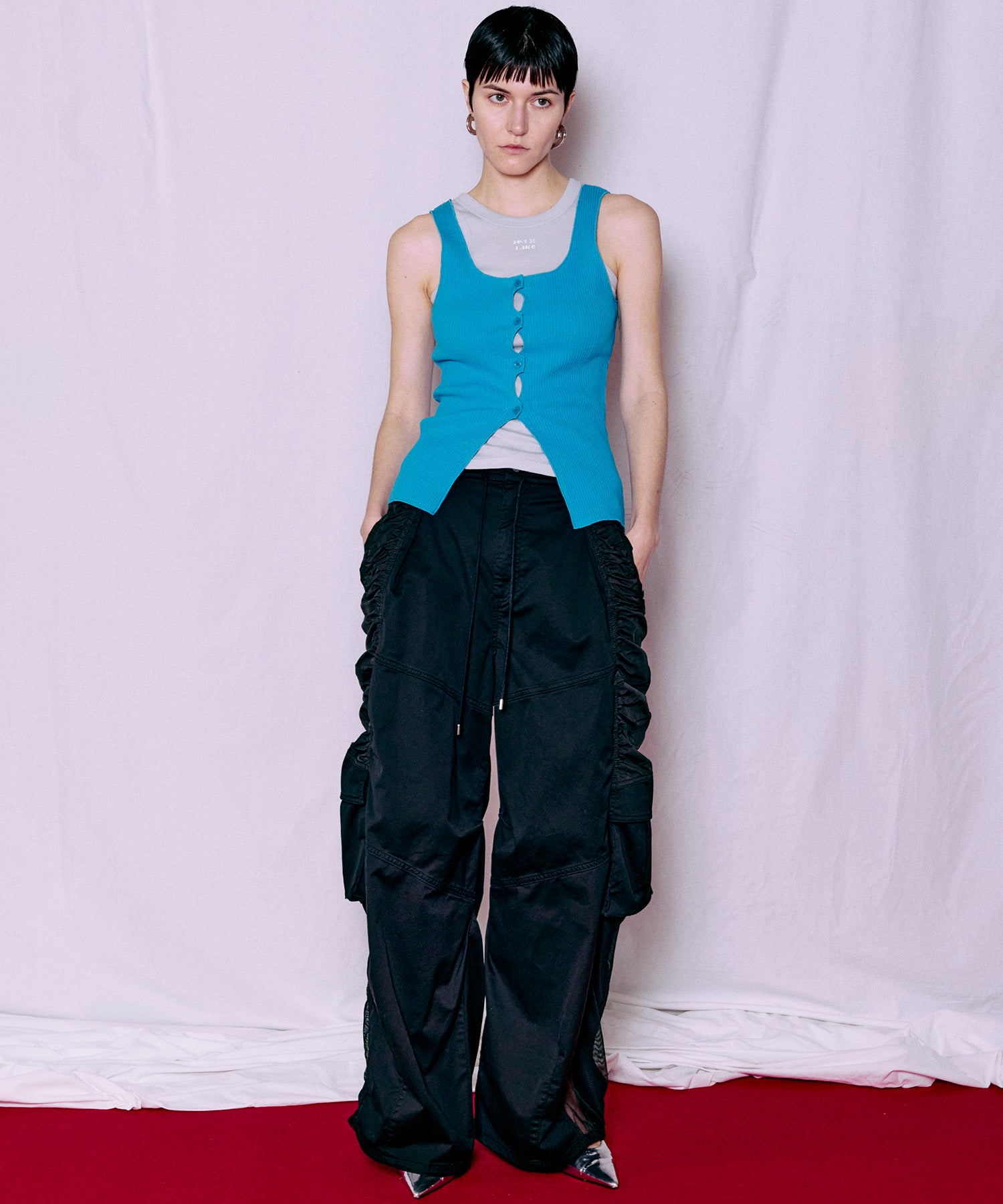 Bicolor Cargo Pants