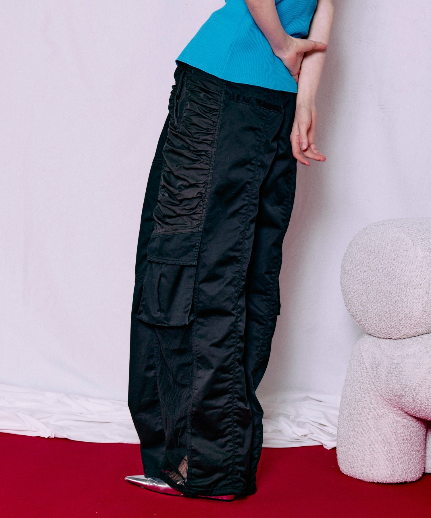 Bicolor Cargo Pants