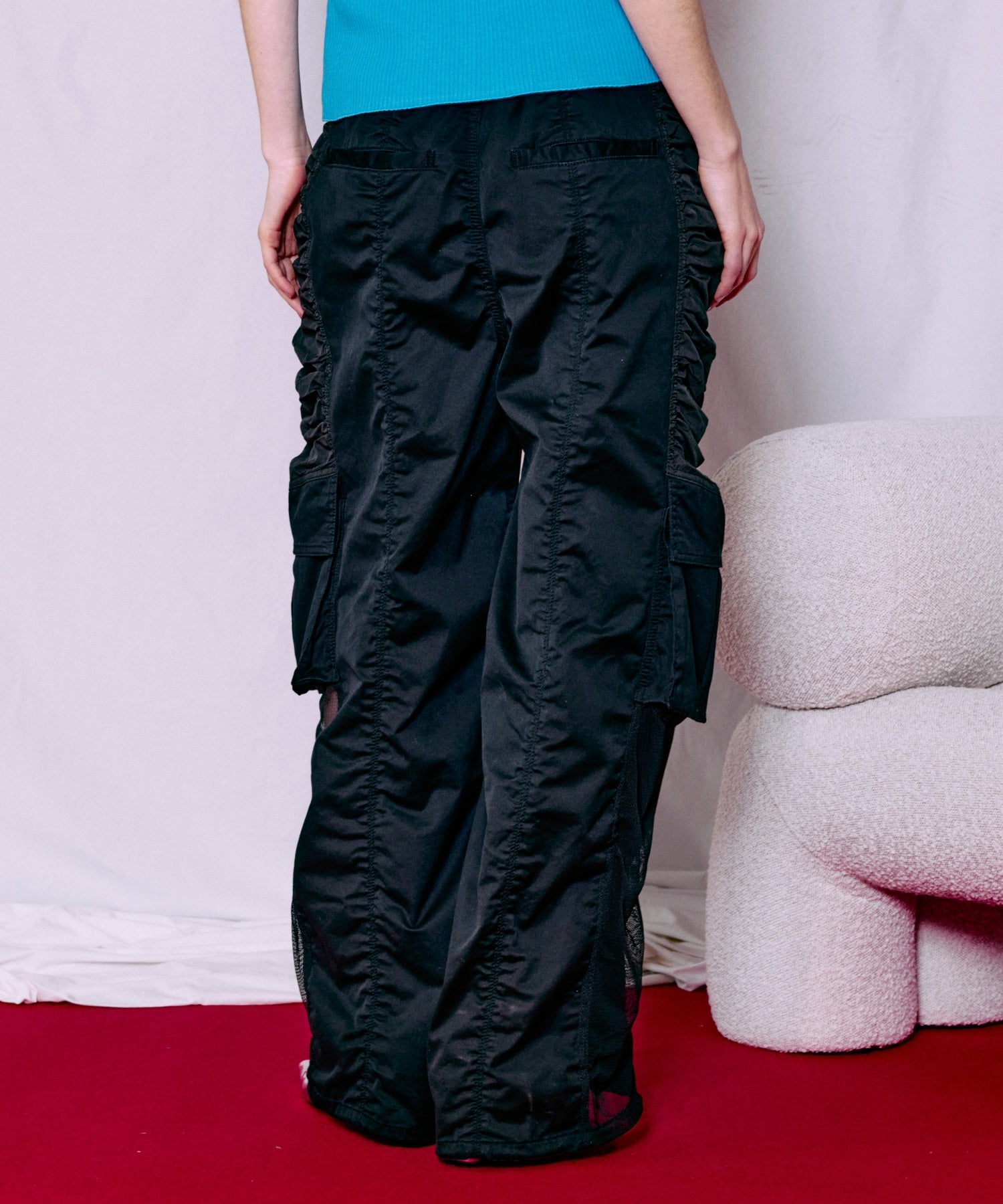 Bicolor Cargo Pants