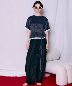 Tuck Cocoon Color Pants
