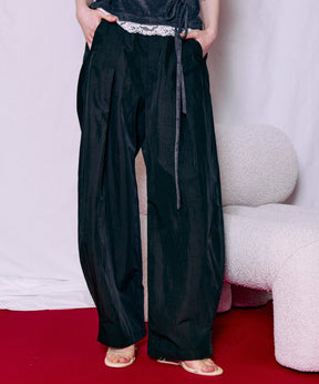 Tuck Cocoon Color Pants