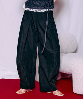 Tuck Cocoon Color Pants