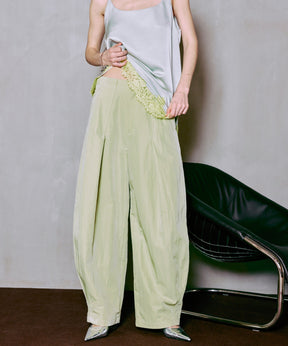 Tuck Cocoon Color Pants