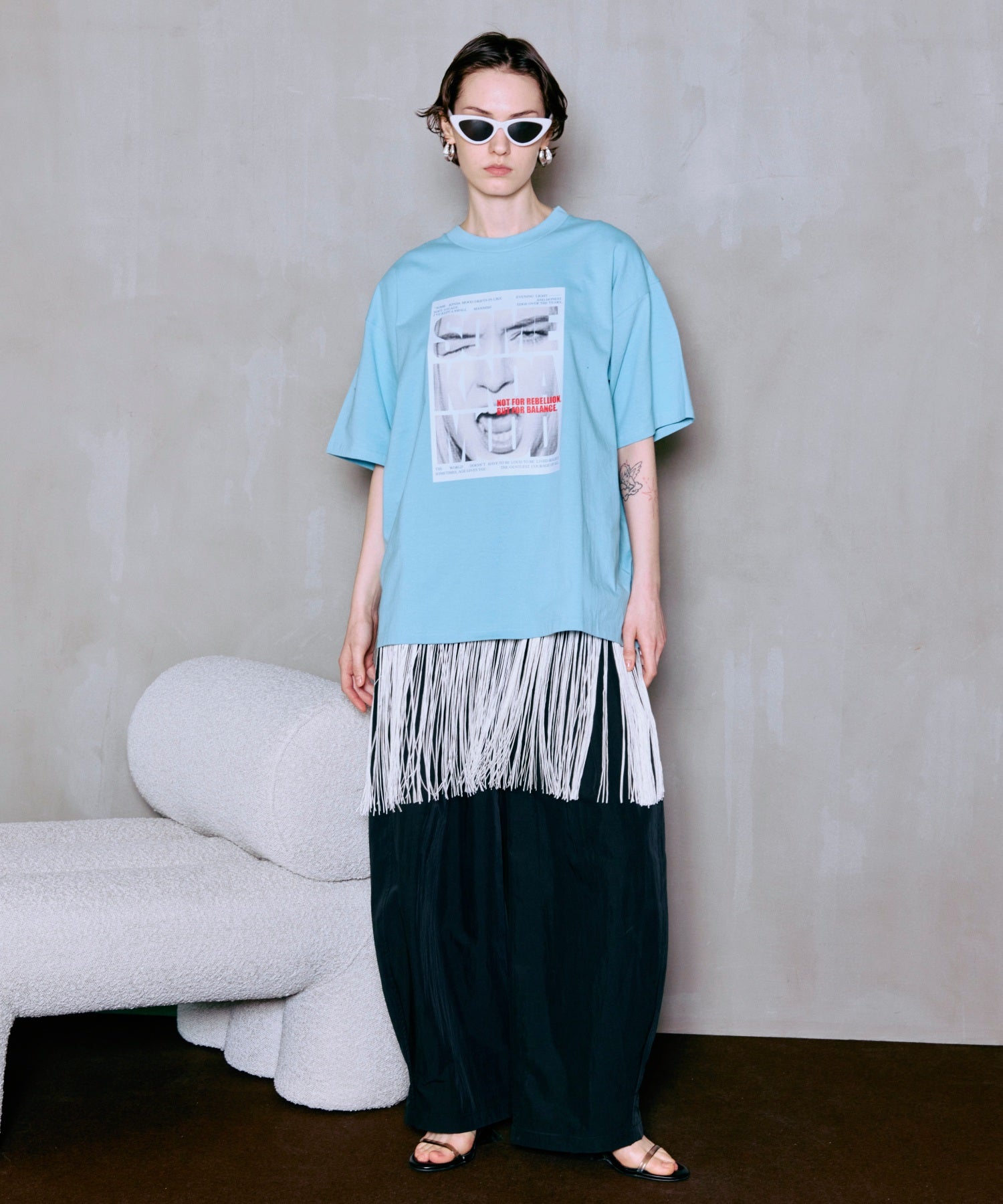 Tuck Cocoon Color Pants