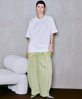 Tuck Cocoon Color Pants