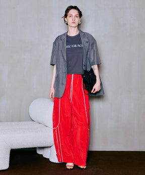[2026Summer PRE-ORDER]Mesh Sporty Balloon Pants