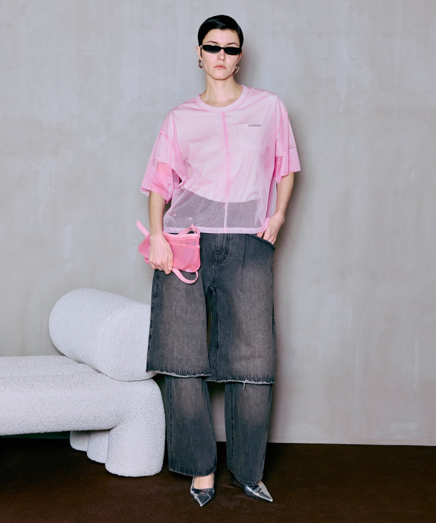 【PRE-ORDER】Sheer Layered T-Shirt