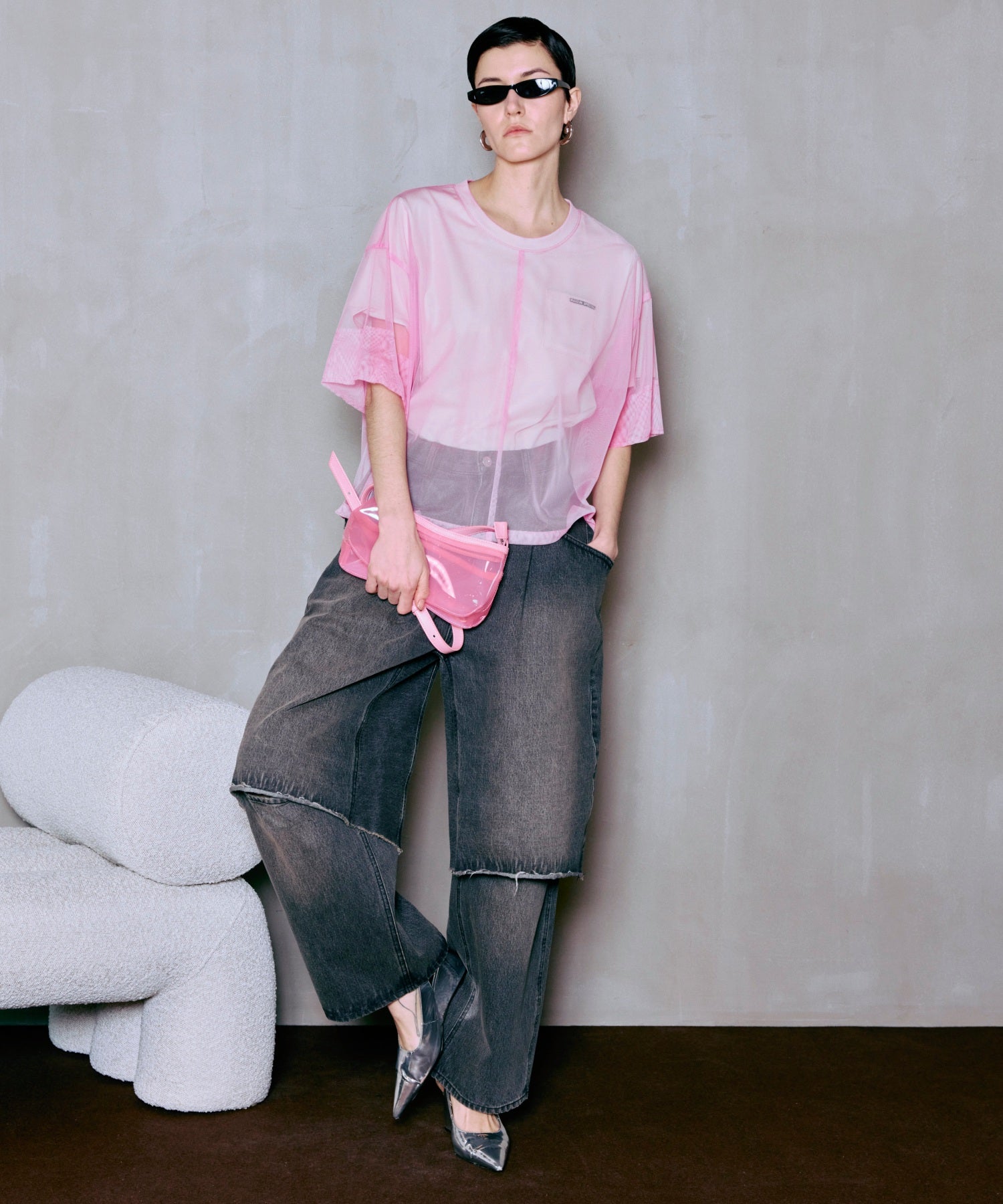 【PRE-ORDER】Sheer Layered T-Shirt