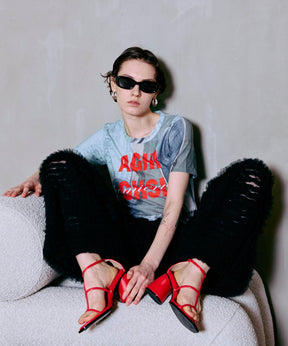 Tulle Tiered Easy Pants