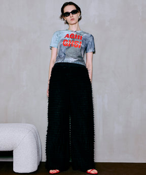 Tulle Tiered Easy Pants