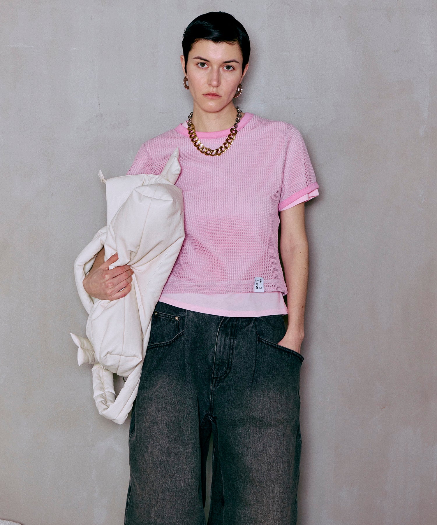 [2026Summer PRE-ORDER] Mesh Layered T-Shirt