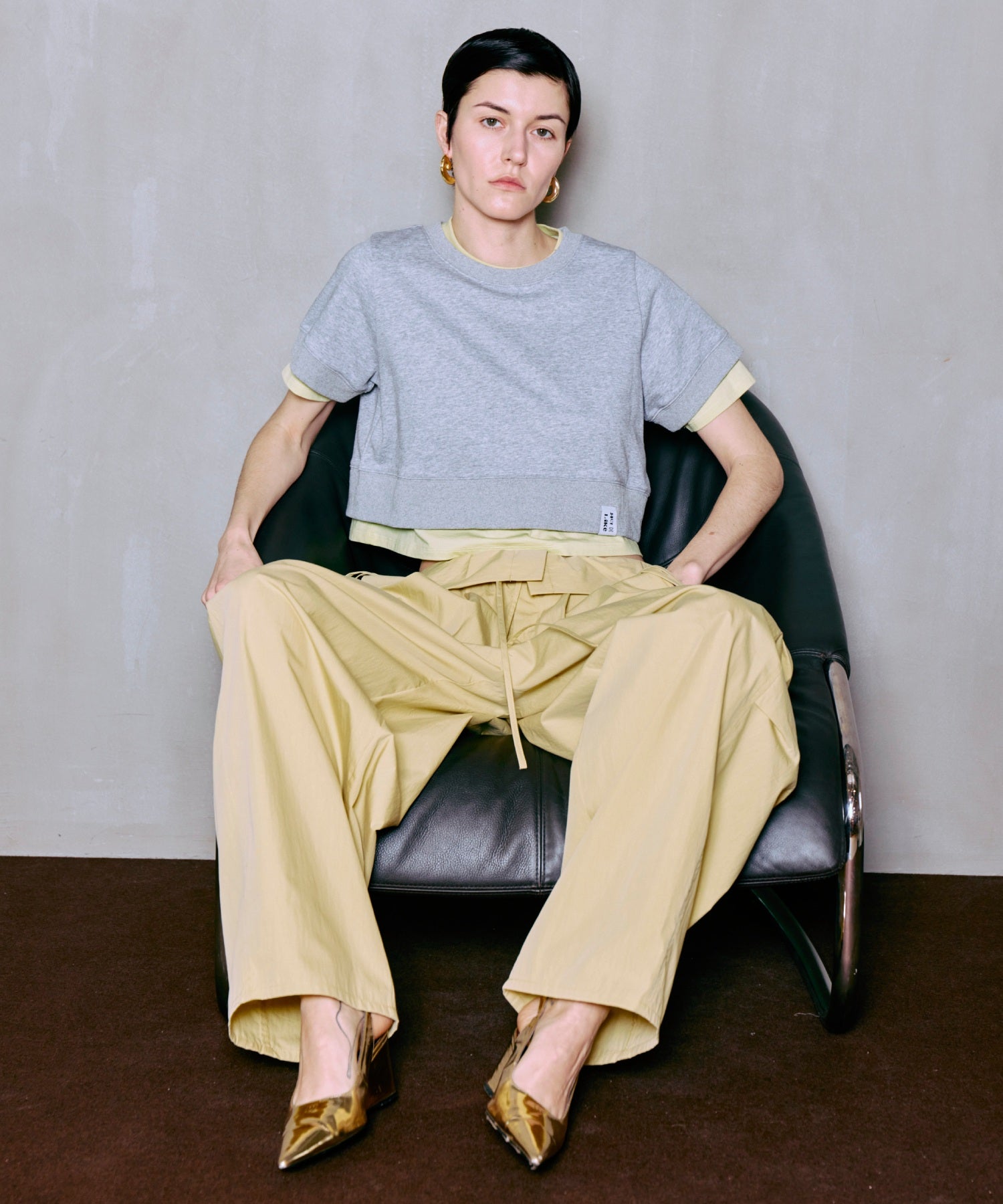 French Terry Layered Set T-Shirt